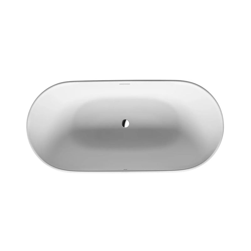 Luv Bathtub - Free Standing - 71" Resin/White