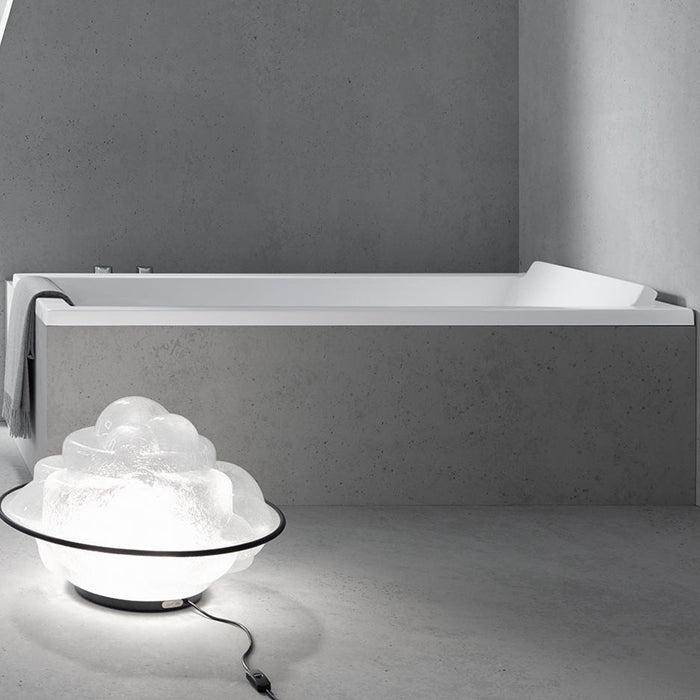 Starck Reversible Drain Bathtub - Drop-In - 59" Acrylic/Gloss White
