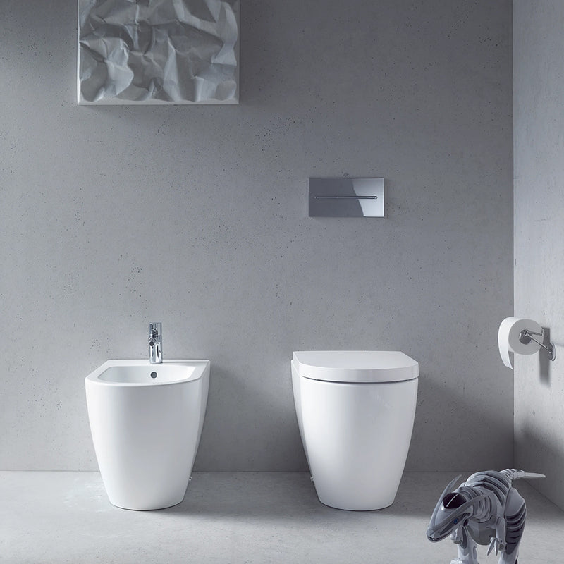 ME By Starck Bidet - Floor Mount - 15" Porcelain/White