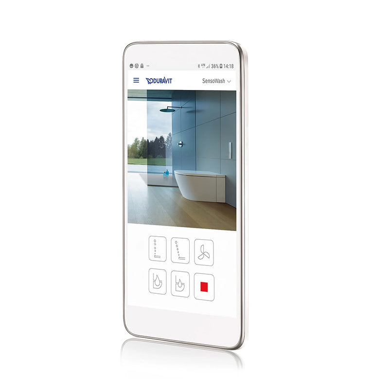 Sensowash I Lite Integrated Bidet Smart Toilets - Floor Mount - 15" Ceramic/White