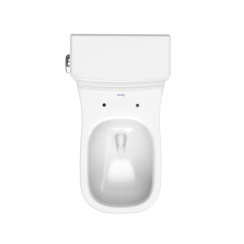 D-Code Complete Single Flush Left Lever One Piece Toilet - Floor Mount - 16" Porcelain/White