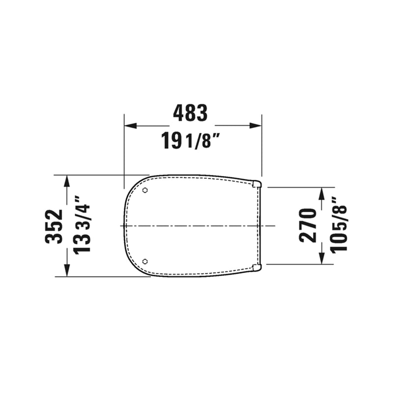 D-Code Complete Single Flush Left Lever One Piece Toilet - Floor Mount - 16" Porcelain/White