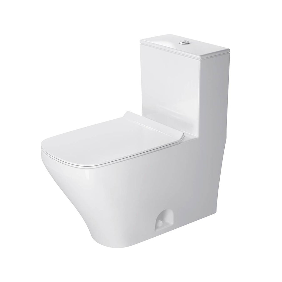 DuraStyle Complete Dual Flush One Piece Toilet - Floor Mount - 16" Porcelain/White