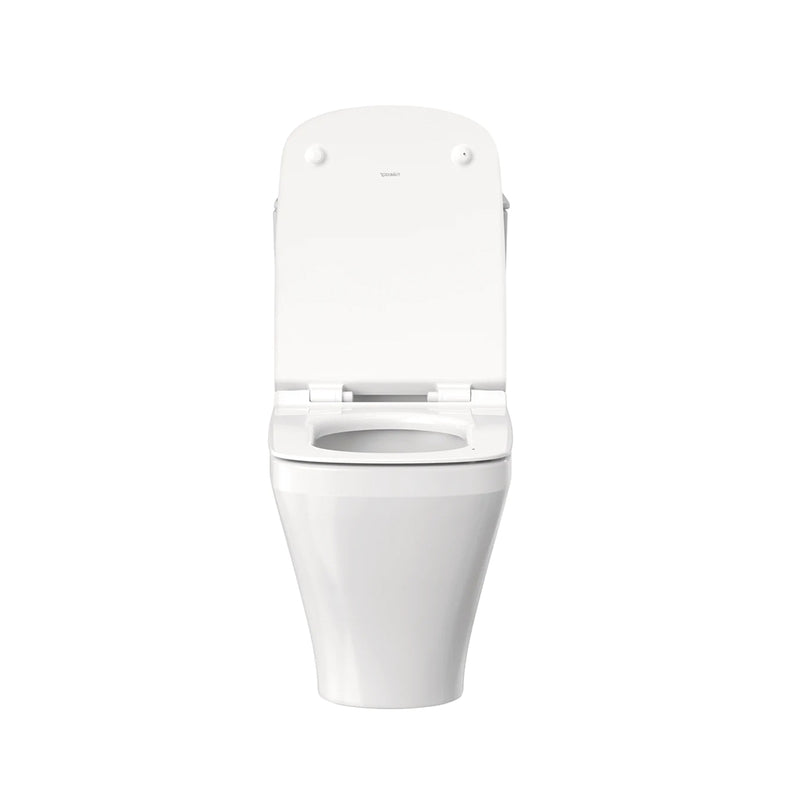 DuraStyle Complete Dual Flush One Piece Toilet - Floor Mount - 16" Porcelain/White