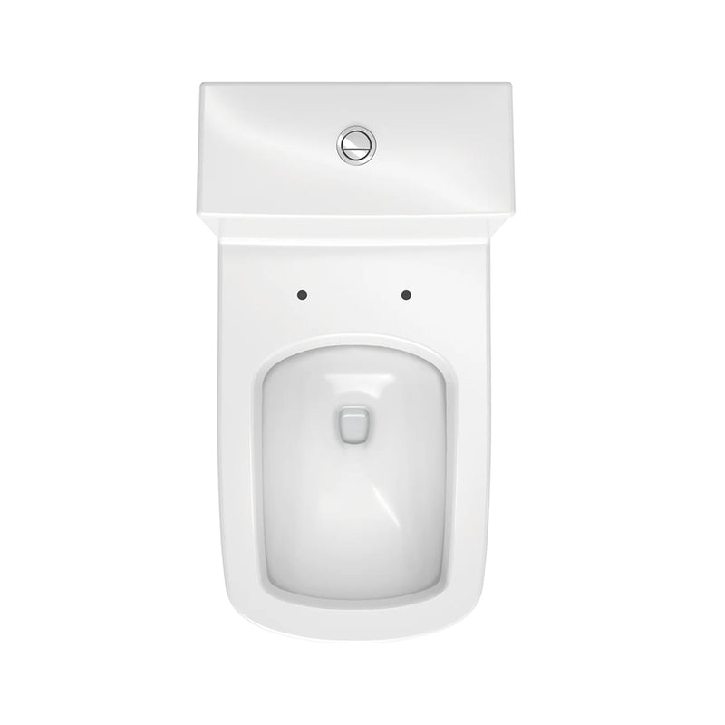 DuraStyle Complete Dual Flush One Piece Toilet - Floor Mount - 16" Porcelain/White