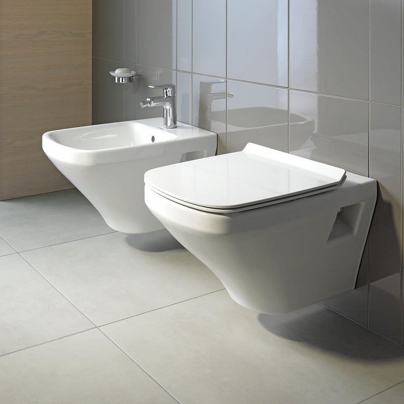 DuraStyle Complete System Rimless Wall Toilet - Wall Mount - 15" Porcelain/White