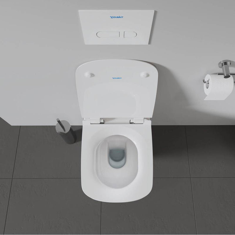 DuraStyle Complete System Rimless Wall Toilet - Wall Mount - 15" Porcelain/White