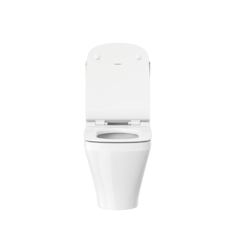 DuraStyle Elongated Complete Dual Flush Two Piece Toilet - Floor Mount - 16" Ceramic/White