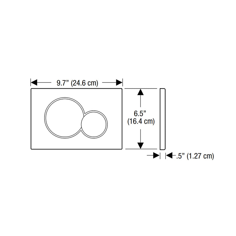 Me By Starck Compact Round Complete Wall Toilet - Wall Mount - 15" Vitreous China/White