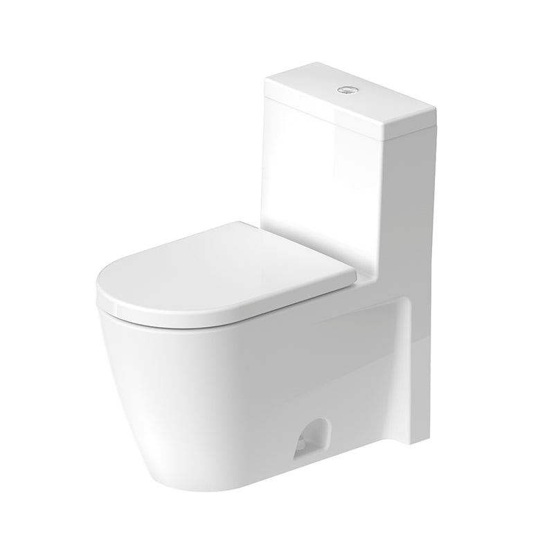 Starck 2 Complete One Piece Toilet - Floor Mount - 15" Porcelain/White