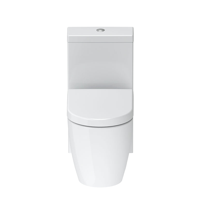 Starck 2 Complete One Piece Toilet - Floor Mount - 15" Porcelain/White