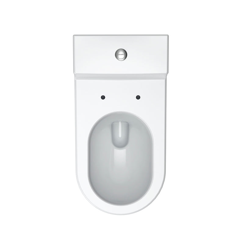 Starck 2 Complete One Piece Toilet - Floor Mount - 15" Porcelain/White