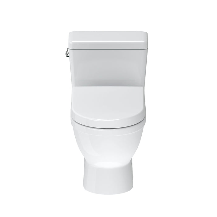 Starck 3 Complete Single Flush Left Lever One Piece Toilet - Floor Mount - 16" Porcelain/White