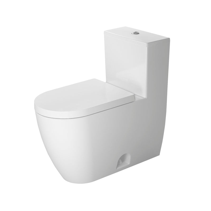 ME By Starck Elongated Complete Dual Flush One Piece Toilet - Floor Mount - 16" Porcelain/White