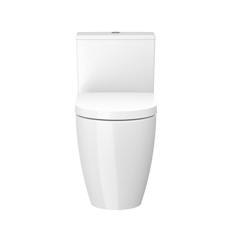 ME By Starck Elongated Complete Dual Flush One Piece Toilet - Floor Mount - 16" Porcelain/White