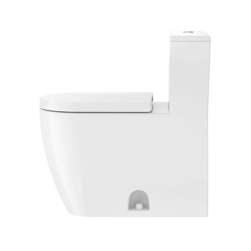 ME By Starck Elongated Complete Dual Flush One Piece Toilet - Floor Mount - 16" Porcelain/White