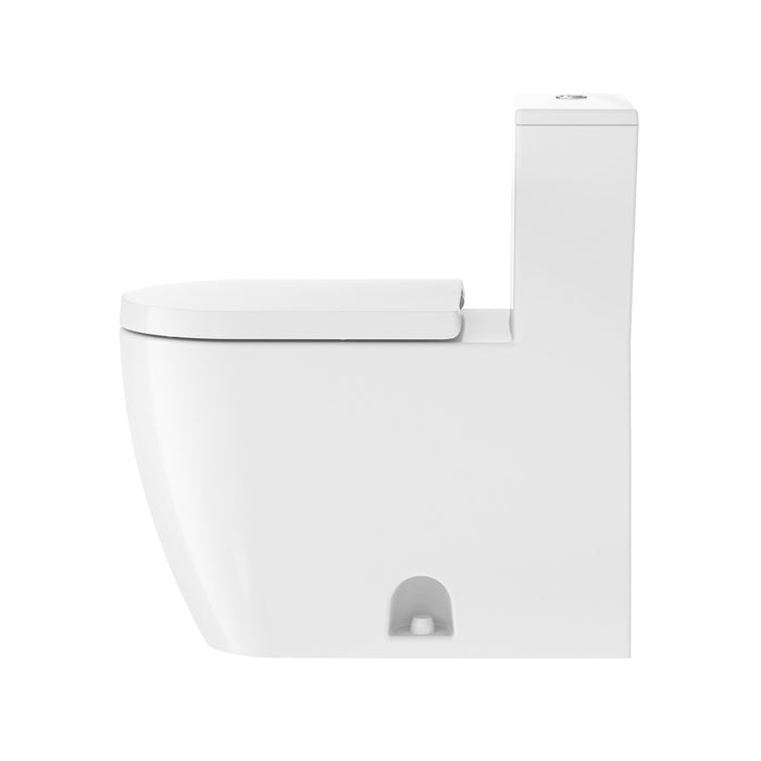 ME By Starck Complete Dual Flush One Piece Toilet - Floor Mount - 16" Porcelain/White
