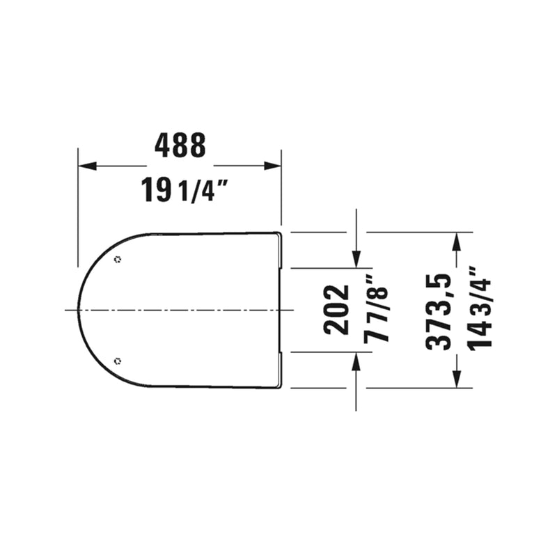 ME By Starck Elongated Complete Dual Flush One Piece Toilet - Floor Mount - 16" Porcelain/White