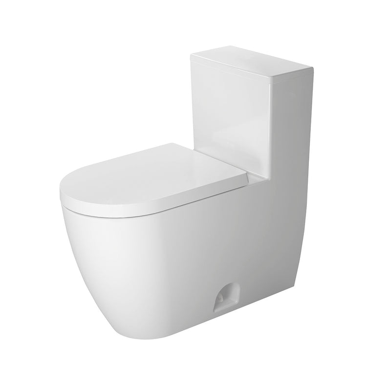 ME By Starck Elongated Complete Single Flush Left Lever One Piece Toilet - Floor Mount - 16" Porcelain/White