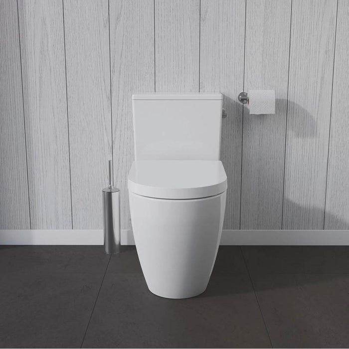 ME By Starck Complete Single Flush Right Lever One Piece Toilet - Floor Mount - 16" Porcelain/White