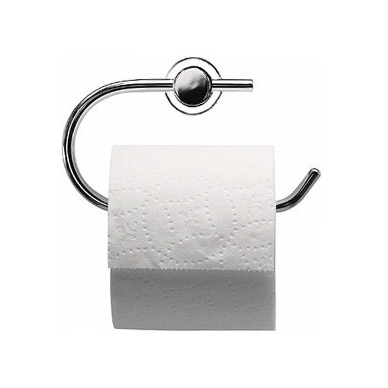 D-Code Toilet Paper Holder - Wall Mount - 7" Brass/Polished Chrome