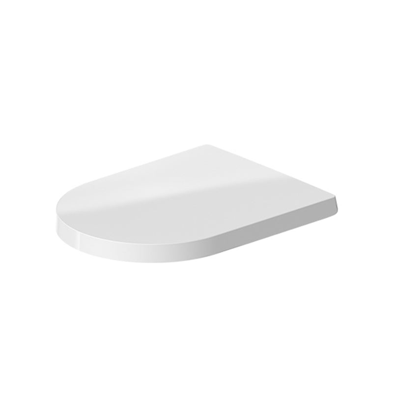 ME By Starck Slow Close Elongated Toilet Seat And Cover - Toilet Mount - 15" Plastic/White