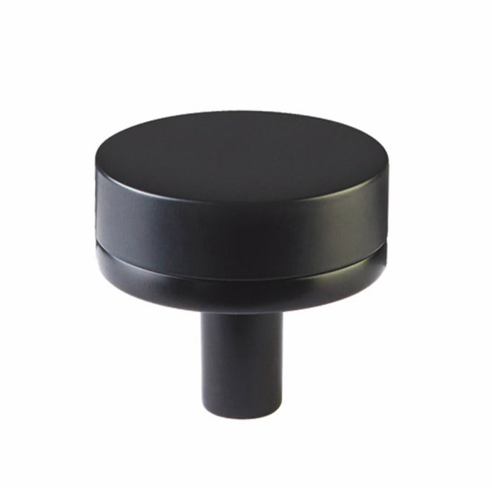 Select Conical Smooth Cabinet Knob - Cabinet Mount - 2" Brass/Flat Black