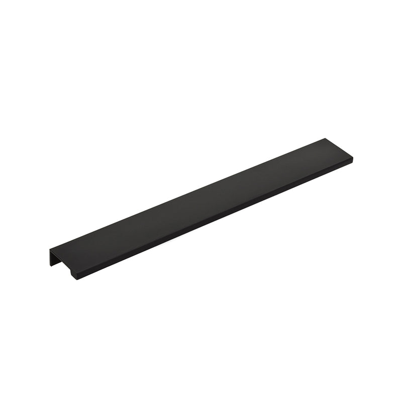 Modern Edge Cabinet Pull Handle - Cabinet Mount - 12" Brass/Flat Black