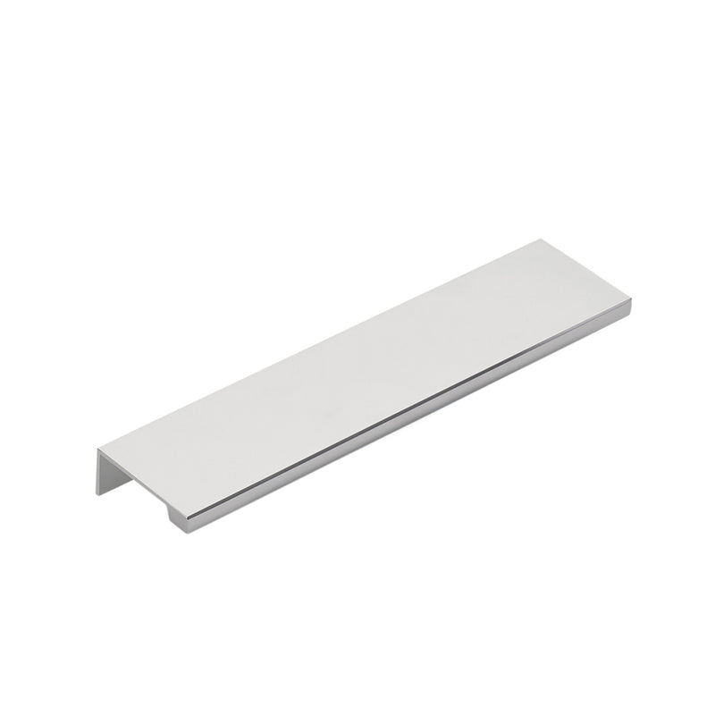 Modern Edge Cabinet Pull Handle - Cabinet Mount - 6" Brass/Polished Chrome