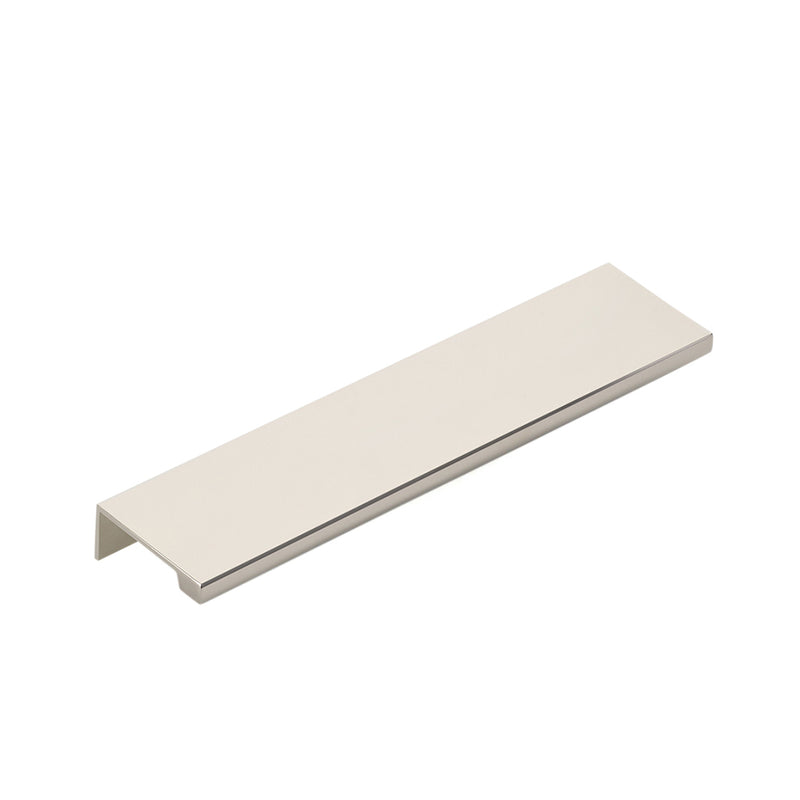 Modern Edge Cabinet Pull Handle - Cabinet Mount - 6" Brass/Polished Nickel