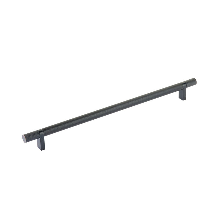 Select Stem Rectangular Bar Knurled Cabinet Pull Handle - Cabinet Mount - 12" Brass/Oil Rubbed Bronze