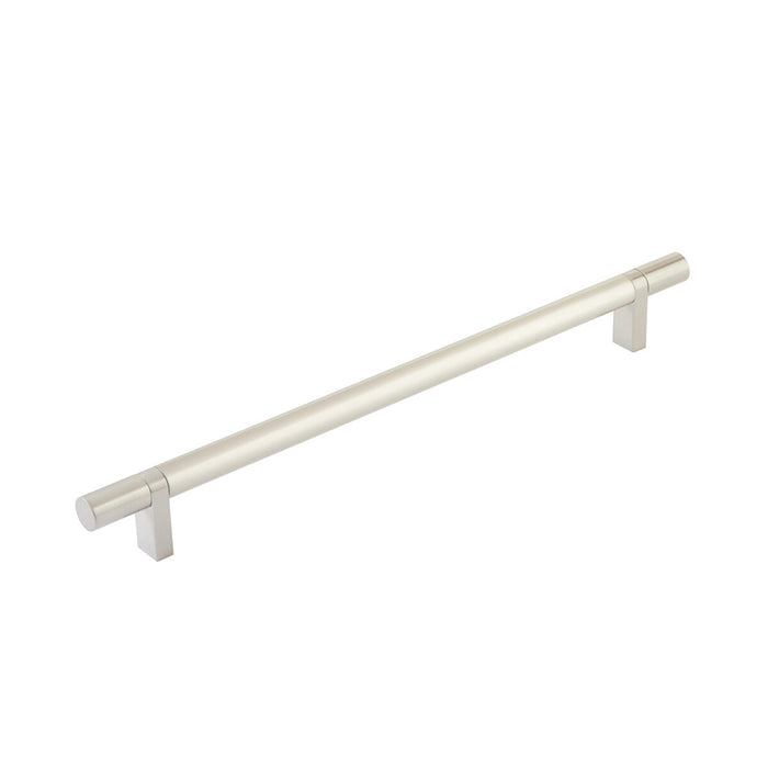 Select Stem Rectangular Bar Smooth Cabinet Pull Handle - Cabinet Mount - 10" Brass/Satin Nickel