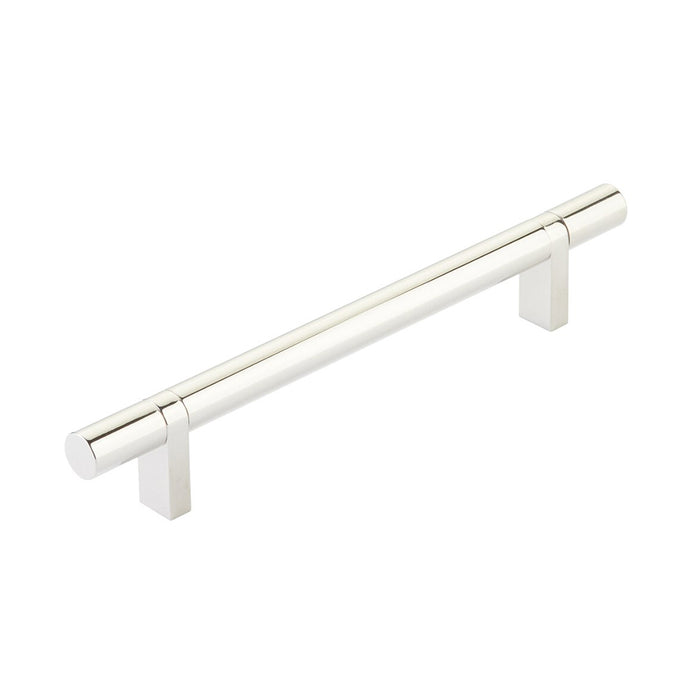 Select Stem Rectangular Bar Smooth Cabinet Pull Handle - Cabinet Mount - 6" Brass/Polished Nickel