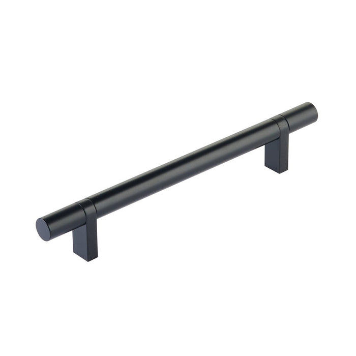 Select Stem Rectangular Bar Smooth Cabinet Pull Handle - Cabinet Mount - 6" Brass/Flat Black