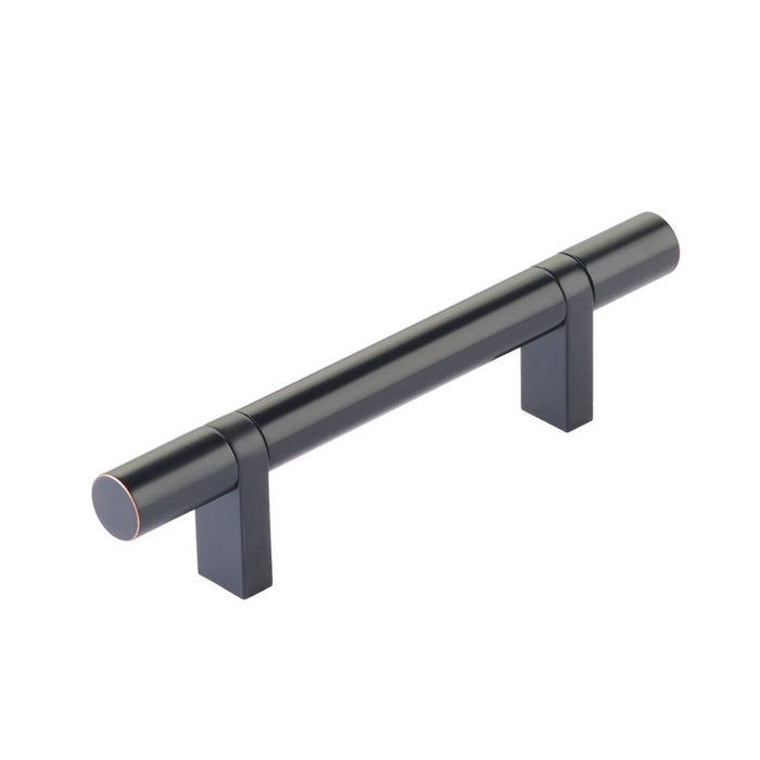 Select Stem Rectangular Bar Smooth Cabinet Pull Handle - Cabinet Mount - 3" Brass/Oil Rubbed Bronze