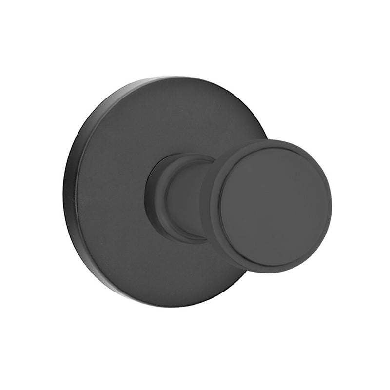 Transitional Disk Single Hook - Wall Mount - 3" Brass/Flat Black