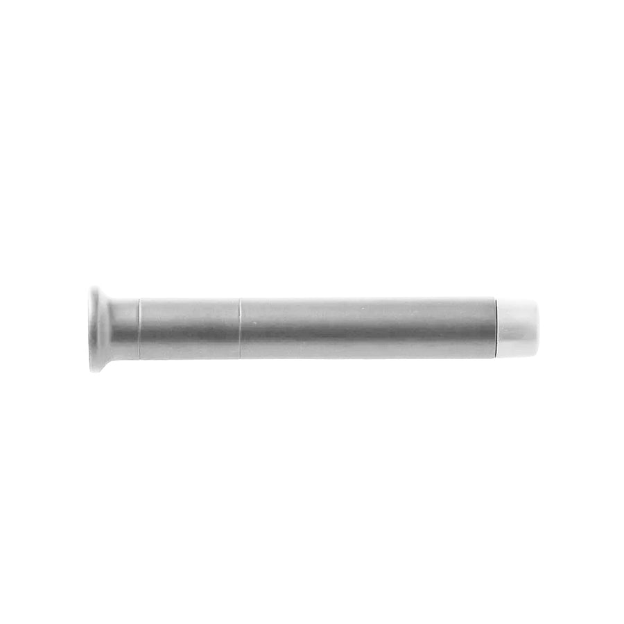 Extendable Baseboard Door Stop - Wall Mount - 4" Brass/Polished Chrome