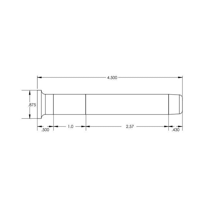 Extendable Baseboard Door Stop - Wall Mount - 4" Brass/Satin Nickel
