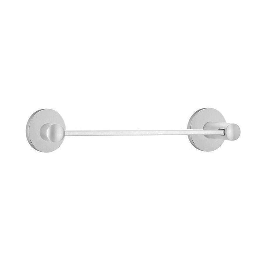 Modern Disk Towel Bar - Wall Mount - 12" Brass/Polished Chrome