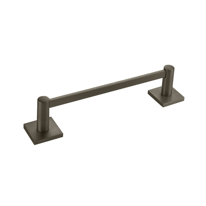 Modern Square Towel Bar - Wall Mount - 12" Brass/Oil Rubbed Bronze