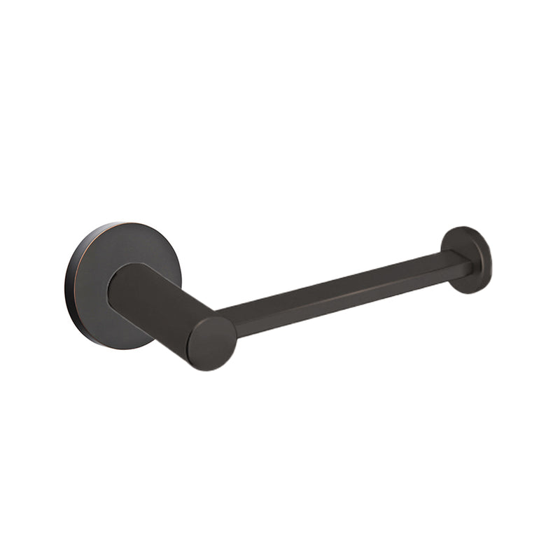 Modern Small Disc Toilet Paper Holder - Wall Mount - 7" Brass/Oil Rubbed Bronze