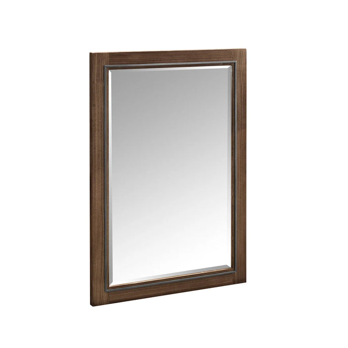 M4 Vanity Mirror - Wall Mount - 24" Wood/Natural Walnut