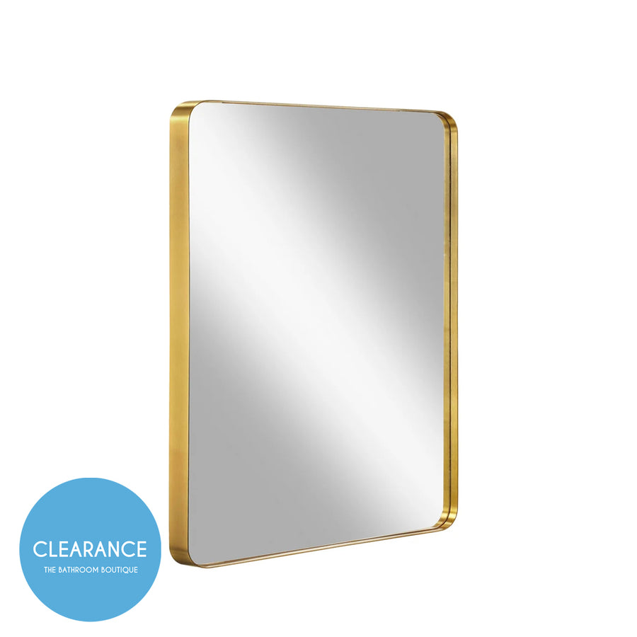 Reflections Frame Vanity Mirror - Wall Mount - 24" Stainless Steel/Satin Brass (Final Sale)