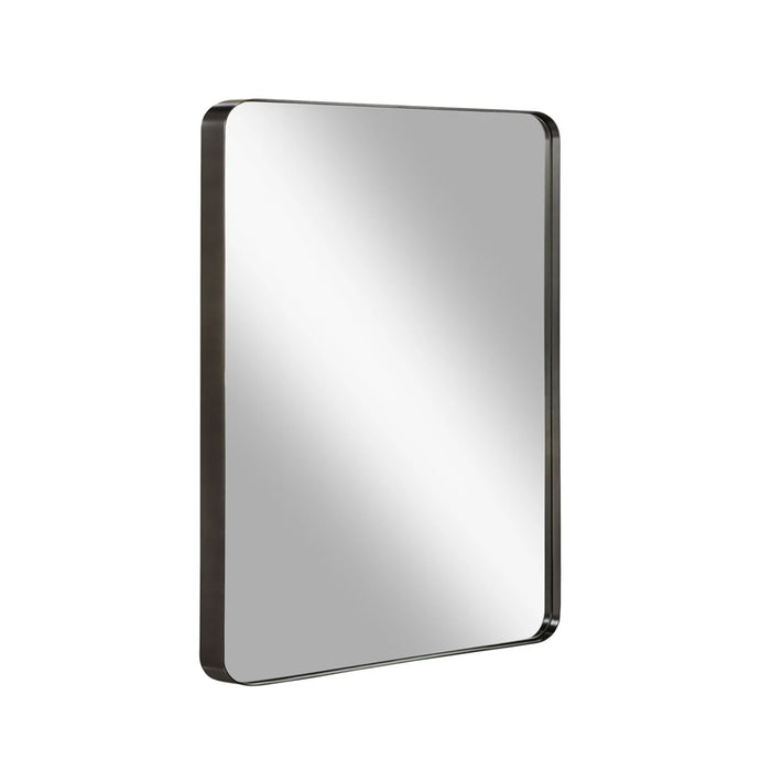 Reflections Frame Vanity Mirror - Wall Mount - 24" Stainless Steel/Matt Black