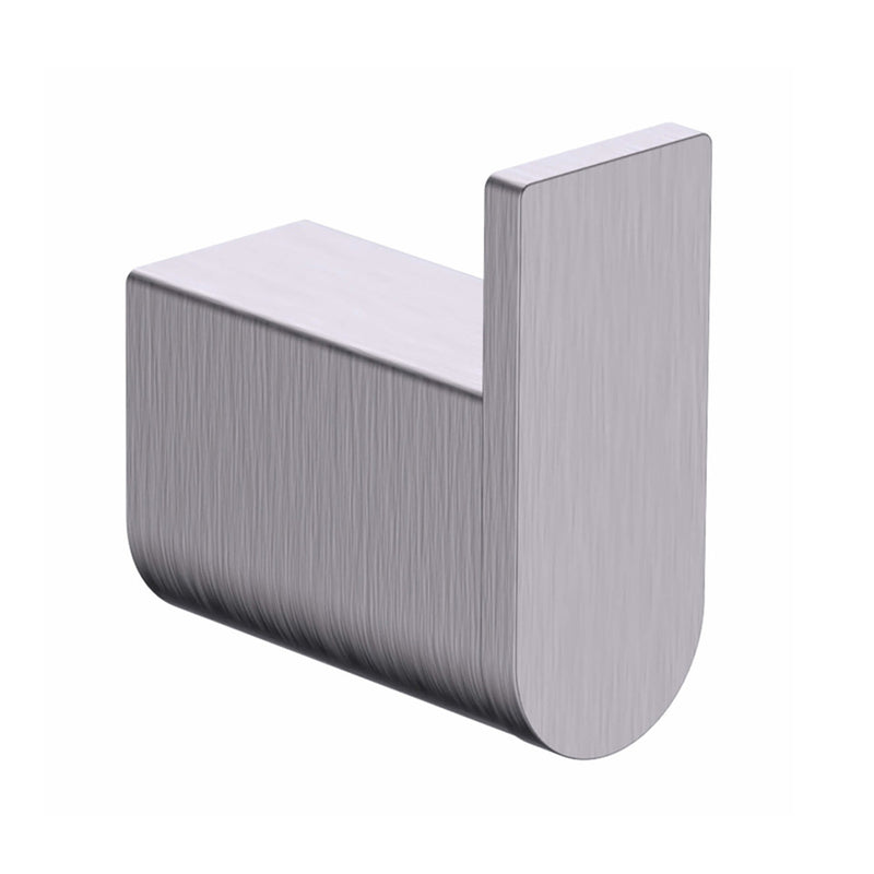 Astoria Single Hook - Wall Mount - 2" Stainless Steel/Satin Nickel