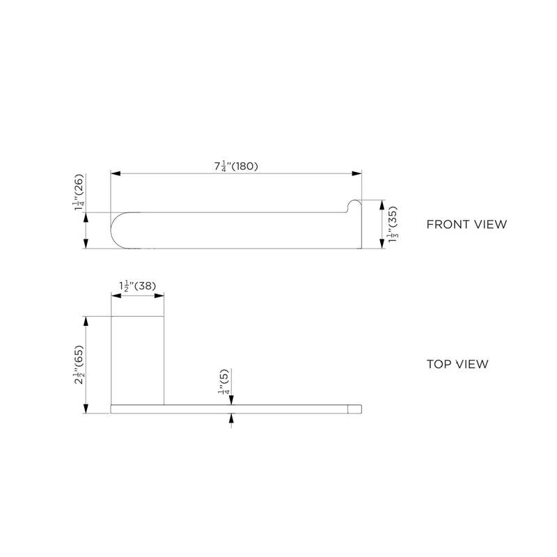 Astoria Toilet Paper Holder - Wall Mount - 7" Stainless Steel/Satin Nickel
