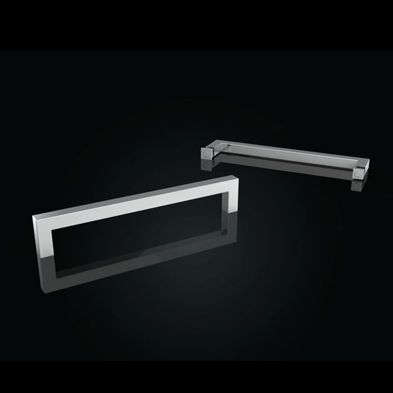 Mercury In-Line Bypass Right Sliding Shower Door - Wall Mount - 60W x 79H" Glass/Polished Chrome