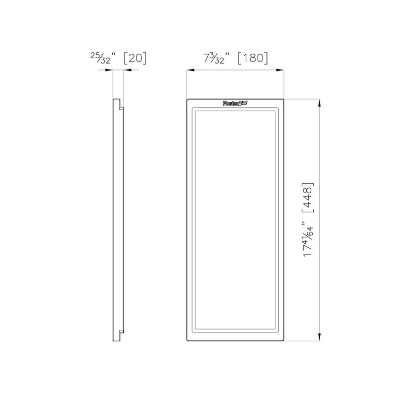 Leonardo Cutting Board - Free Standing - 8" Wood/Walnut