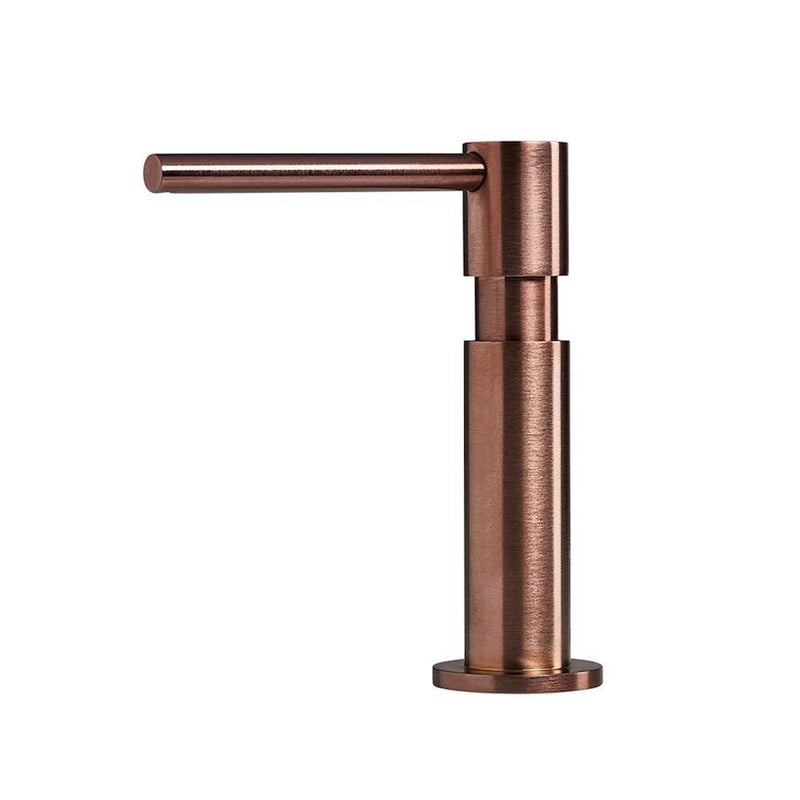 Evo Kitchen Soap Dispenser - Built-In - 2" Brass/Satin Copper