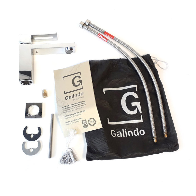 Nitro Bathroom Faucet - Single Hole - 6" Brass/Polished Chrome